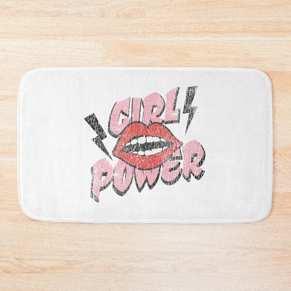 Item preview, Girl Power Pink Lips Lightning Bolt Graphic designed and sold by The secret storage room.