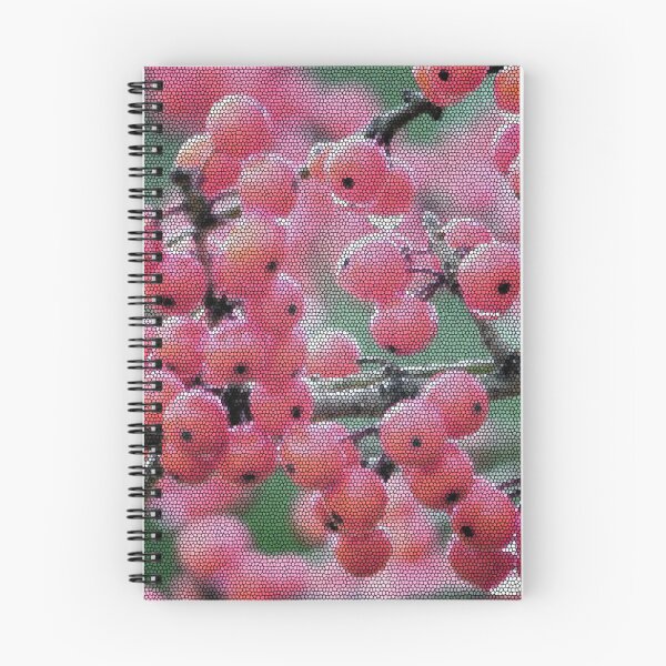 Item preview, Stained Glass Pink Rowan Berries Art designed and sold by ZorianArt.