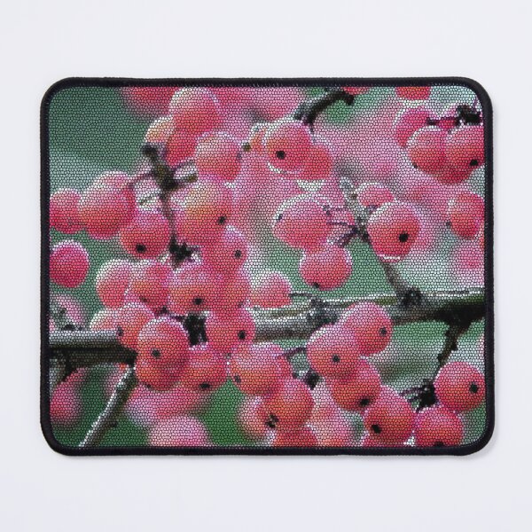 Item preview, Stained Glass Pink Rowan Berries Art designed and sold by ZorianArt.