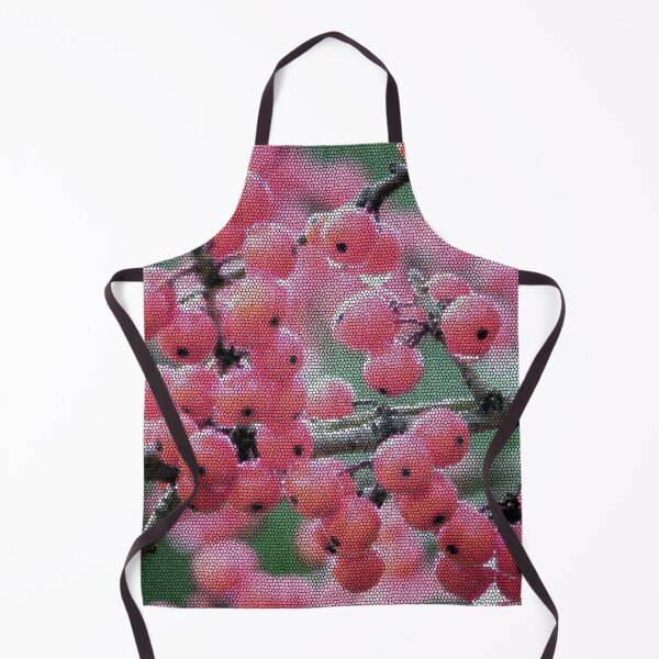 Item preview, Stained Glass Pink Rowan Berries Art designed and sold by ZorianArt.