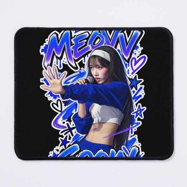 Item preview, MEOVV Sooin Hit Em Bright Blue Drip Graffiti Visual designed and sold by Valereekmerch.