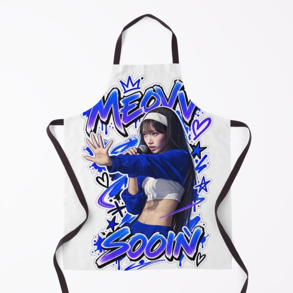 Item preview, MEOVV Sooin Hit Em Bright Blue Drip Graffiti Visual designed and sold by Valereekmerch.