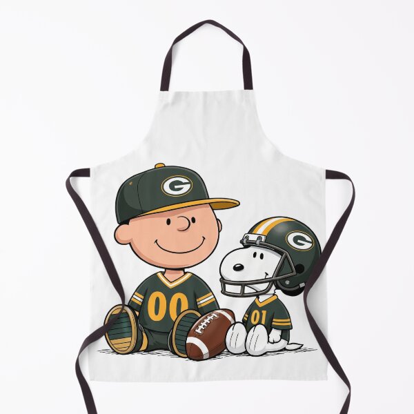 Item preview, Snoopy And Charlie Brown Green Bay Packers Football Fan designed and sold by DamianRoy88.
