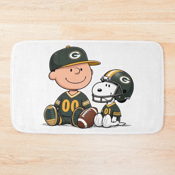Item preview, Snoopy And Charlie Brown Green Bay Packers Football Fan designed and sold by DamianRoy88.