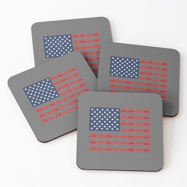 Item preview, American Flag Train Locomotive Patriot designed and sold by SofiBlair.