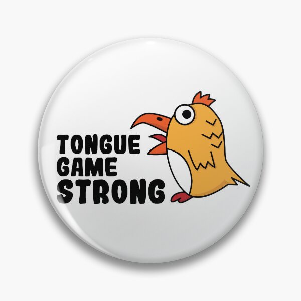 Item preview, Tongue Game Strong | Funny Bird Character designed and sold by Creatory.studio.