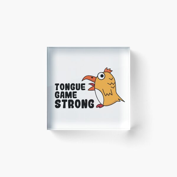 Item preview, Tongue Game Strong | Funny Bird Character designed and sold by Creatory.studio.