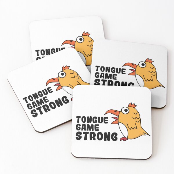 Item preview, Tongue Game Strong | Funny Bird Character designed and sold by Creatory.studio.