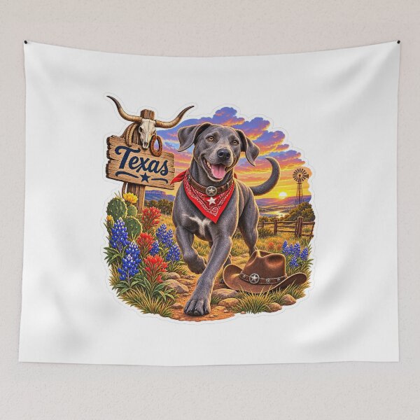 Item preview, Texas Lone Star Dog designed and sold by Whimspired By Paxx.