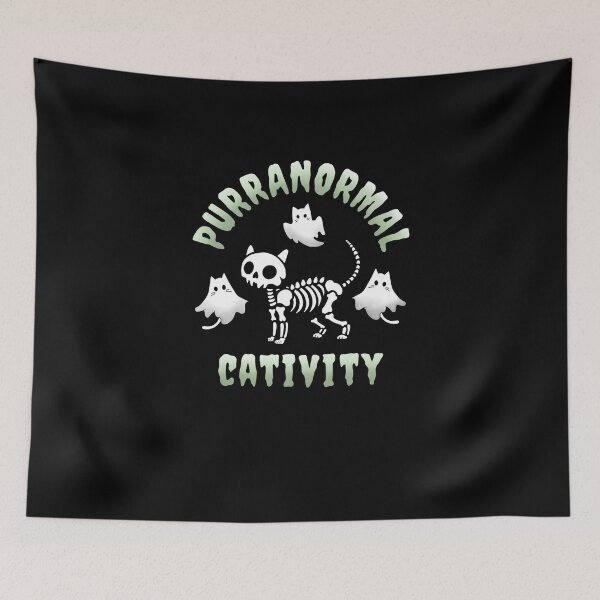 Item preview, Purranormal Cativity Halloween spooky cat designed and sold by Roysdisturbia.