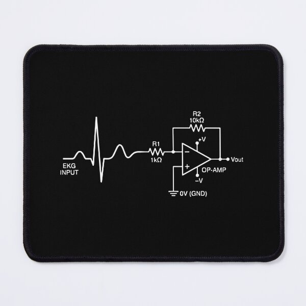 Item preview, EKG Input Op-Amp Electrical Engineering Circuit Diagram designed and sold by SofiBlair.