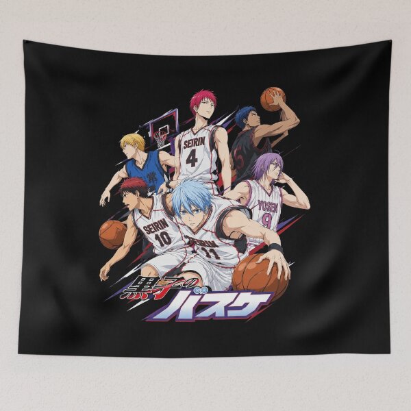 Aperçu de l'œuvre Kuroko's Basketball, un anime rétro incontournable pour les amateurs de sport créée et vendue par Bandnarelle.