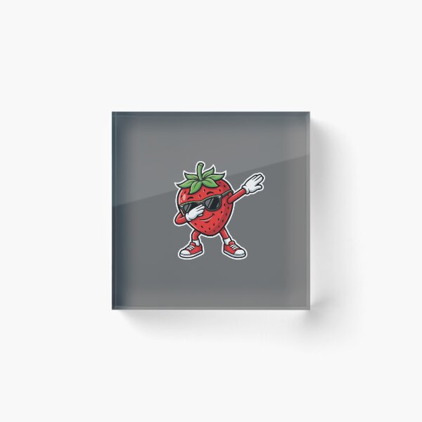 Item preview, Dabbing Strawberry Funny Fruit Lover Meme designed and sold by SofiBlair.