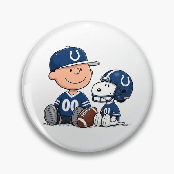 Item preview,  Snoopy And Charlie Brown Indianapolis Colts Football Fan designed and sold by DamianRoy88.