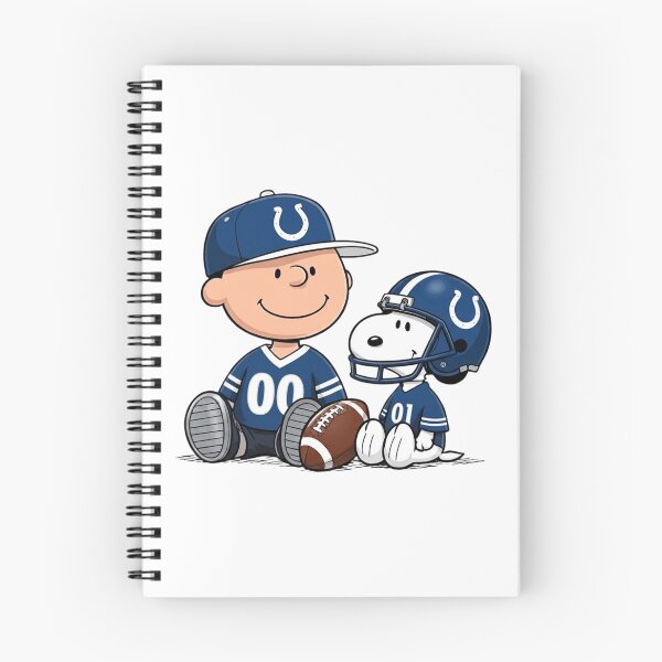 Item preview,  Snoopy And Charlie Brown Indianapolis Colts Football Fan designed and sold by DamianRoy88.