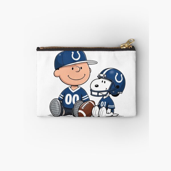 Item preview,  Snoopy And Charlie Brown Indianapolis Colts Football Fan designed and sold by DamianRoy88.