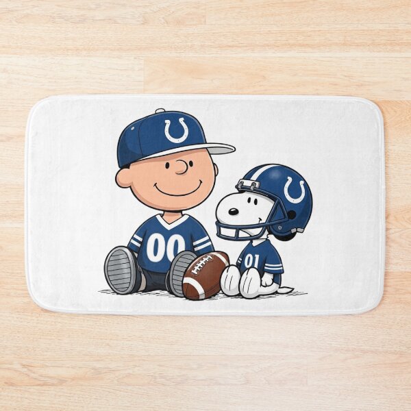 Item preview,  Snoopy And Charlie Brown Indianapolis Colts Football Fan designed and sold by DamianRoy88.