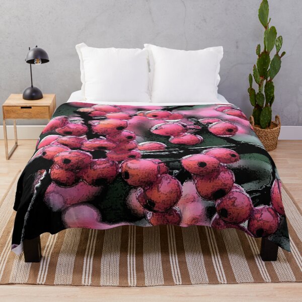 Item preview, Pink Rowan Berries with Ink Outline Art designed and sold by ZorianArt.