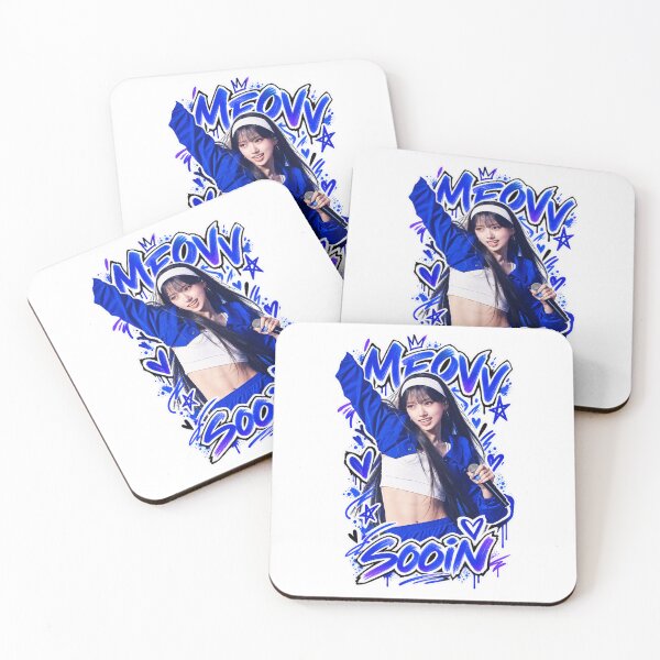 Item preview, Sooin MEOVV Ddi Ro Ri Navy Splatter Performance Graphic designed and sold by Valereekmerch.