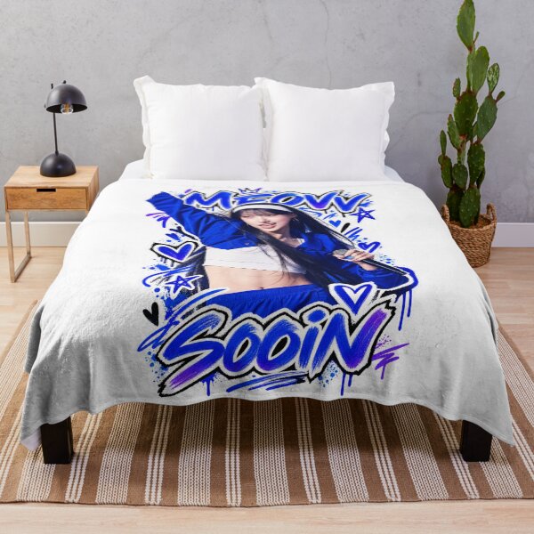 Item preview, Sooin MEOVV Ddi Ro Ri Navy Splatter Performance Graphic designed and sold by Valereekmerch.