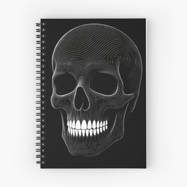 Item preview, Human Skull Topographic Line Art Design designed and sold by Linework Studio.
