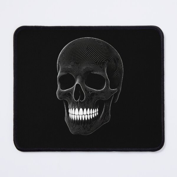 Item preview, Human Skull Topographic Line Art Design designed and sold by Linework Studio.