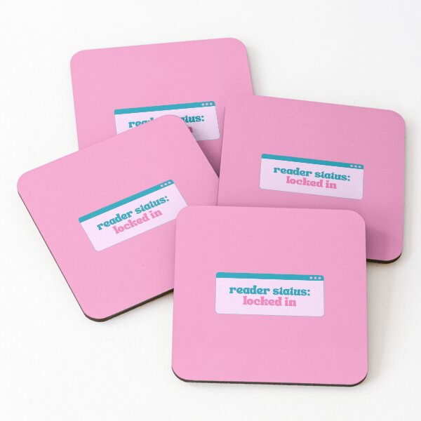 Item preview, Reader Status: Locked In | Bookish | Booktok | Funny designed and sold by The Turquoise Brush.
