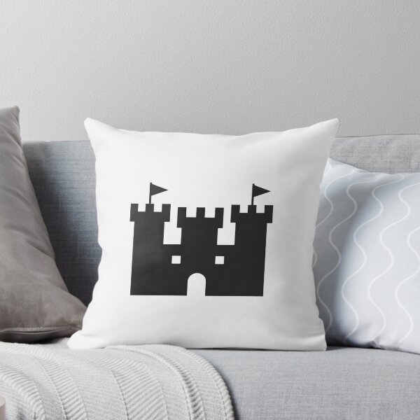 Item preview, Minimalist Castle Silhouette Medieval Icon Design designed and sold by Designsaurus.