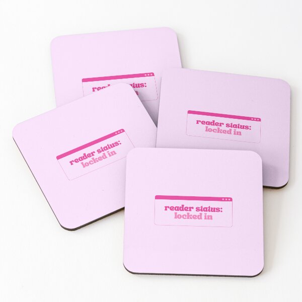 Item preview, Reader Status: Locked In | Bookish | Booktok | Funny designed and sold by The Turquoise Brush.