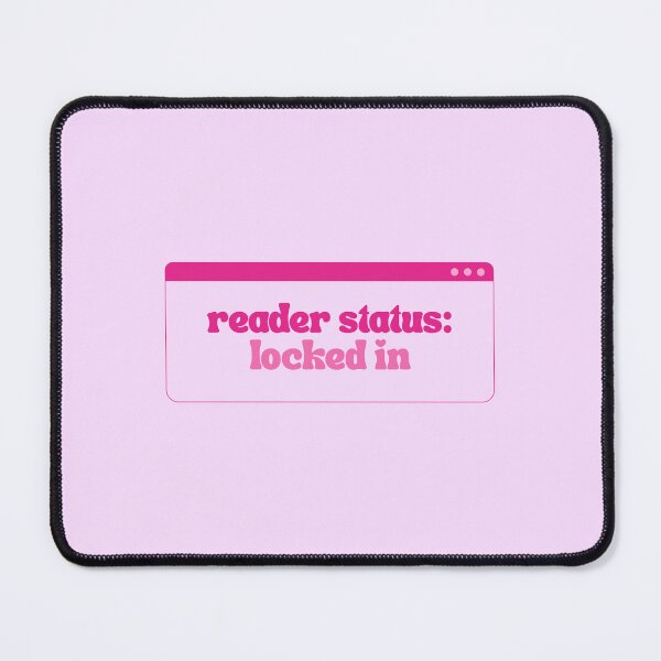 Item preview, Reader Status: Locked In | Bookish | Booktok | Funny designed and sold by The Turquoise Brush.