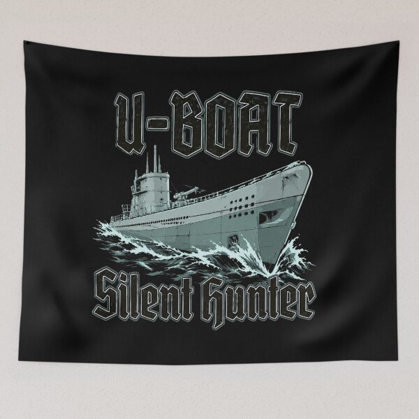 Item preview, U-boat Silent Hunter Vintage Black Schwarz Clean Style designed and sold by BarnettemarArts.