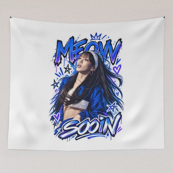 Item preview, MEOVV Sooin Revenge Stage Concert Graffiti Graphic designed and sold by Valereekmerch.