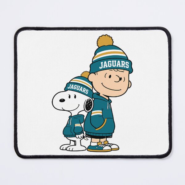 Item preview, Charlie Brown & Snoopy Jacksonville Jaguars Football Retro F144 designed and sold by GLUVY-THEME.