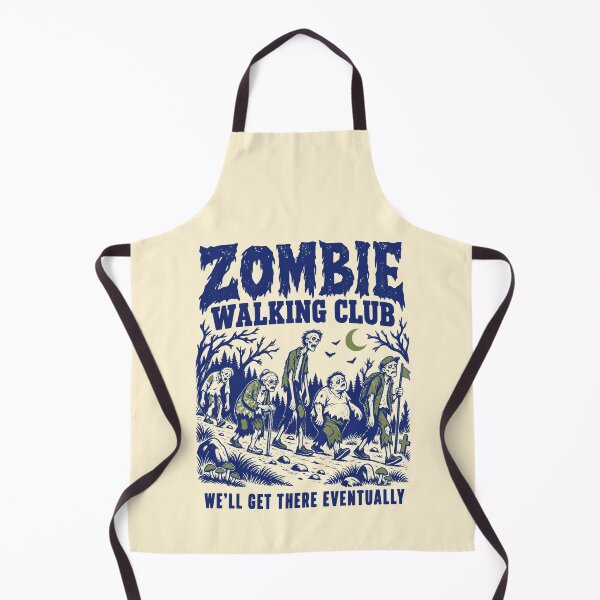 Item preview, Zombie Walking Club Funny Halloween Hiking Art designed and sold by 89shirts.