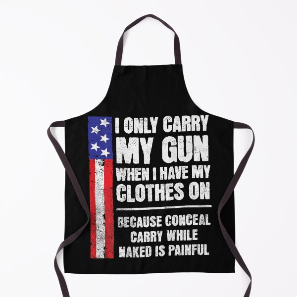 Item preview, I Only Carry My Gun When I Have My Clothes On T-Shirt designed and sold by GalenoHenley.