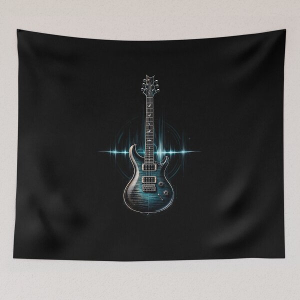 Item preview, SIGNAL Blue Guitar  designed and sold by MusicBeatStore.