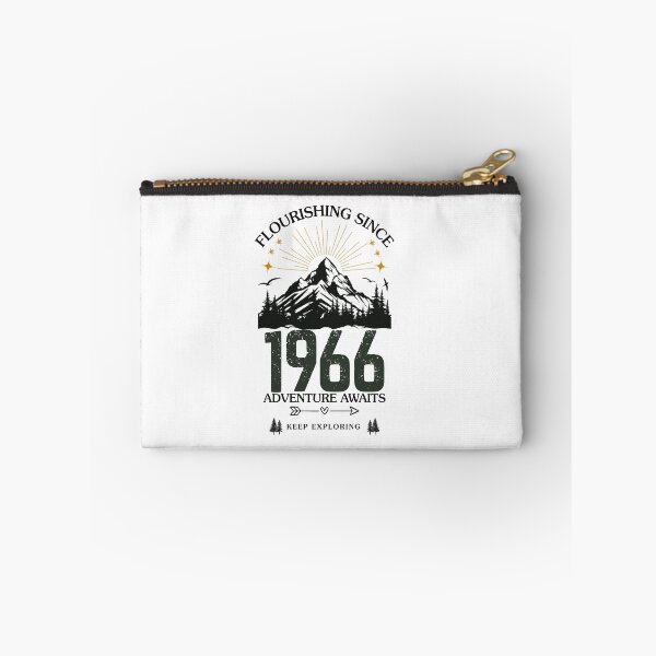 Item preview, 1966 Flourishing Since Mountain Adventure Birthday Design designed and sold by FlareCraftStudio.