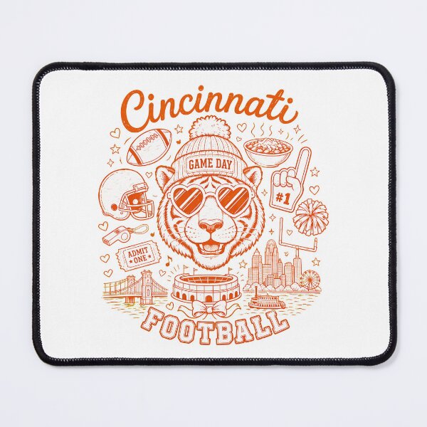 Item preview, Cincinnati Football Game Day Tiger Fan designed and sold by Buccino00.