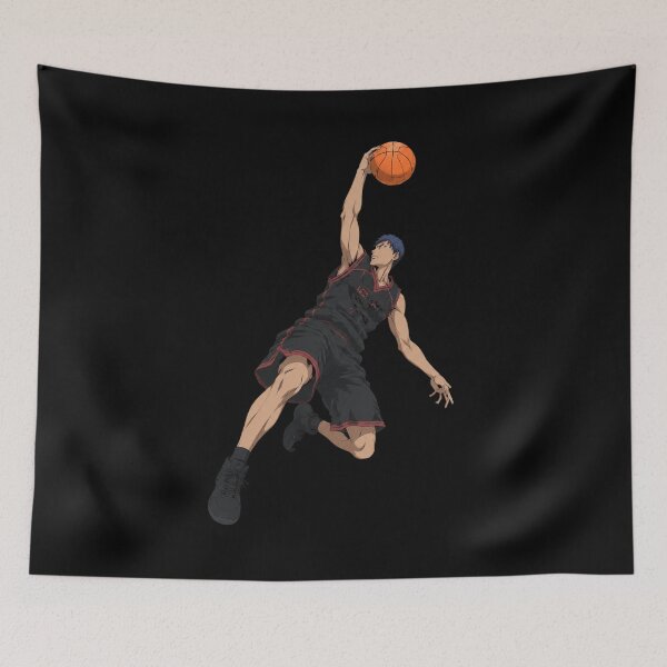 Item preview, Kuroko No Basket Aomine Daiki Retro Kurokos Basketball designed and sold by Bandnarelle.