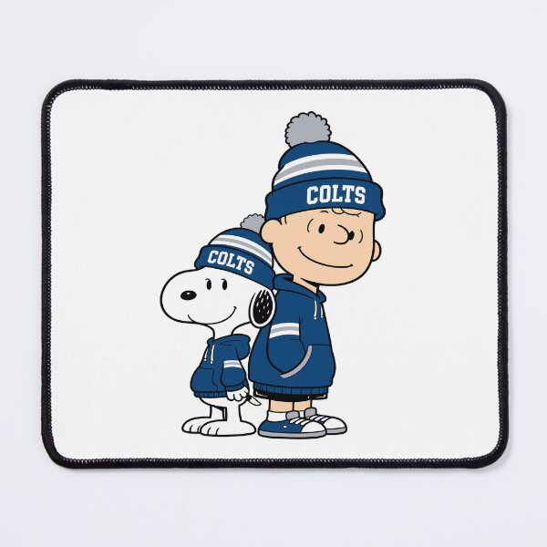 Item preview, Charlie Brown & Snoopy Indianapolis Colts Football Retro F145 designed and sold by GLUVY-THEME.