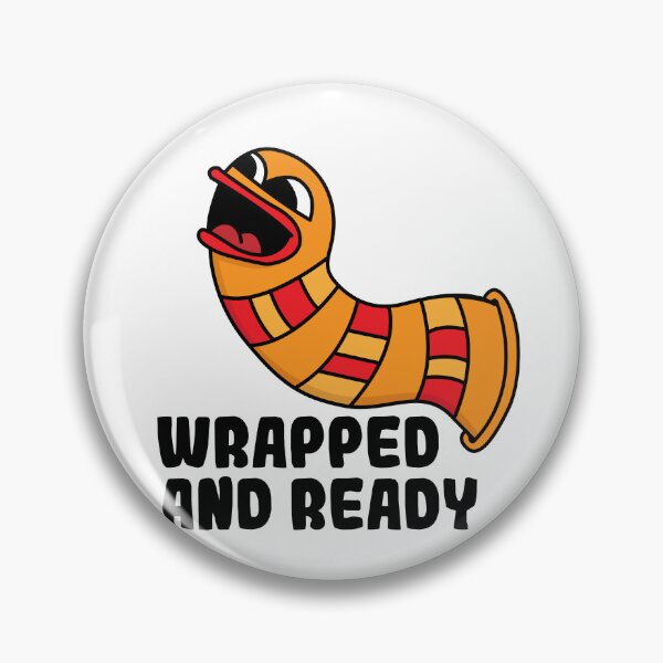 Item preview, Wrapped and Ready | Funny Worm Character designed and sold by Creatory.studio.