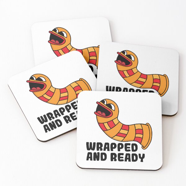 Item preview, Wrapped and Ready | Funny Worm Character designed and sold by Creatory.studio.