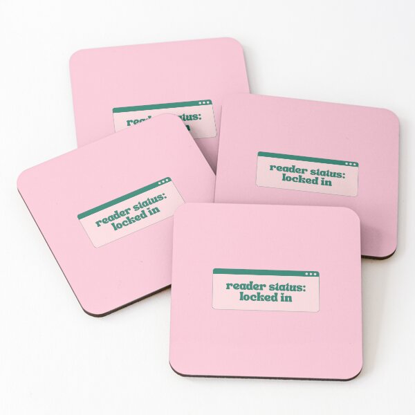 Item preview, Reader Status: Locked In | Bookish | Booktok | Funny designed and sold by The Turquoise Brush.
