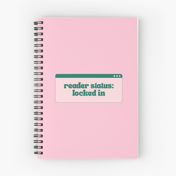 Item preview, Reader Status: Locked In | Bookish | Booktok | Funny designed and sold by The Turquoise Brush.