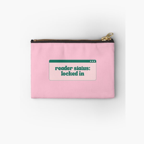 Item preview, Reader Status: Locked In | Bookish | Booktok | Funny designed and sold by The Turquoise Brush.