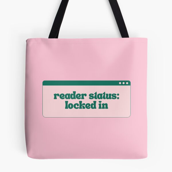 Item preview, Reader Status: Locked In | Bookish | Booktok | Funny designed and sold by The Turquoise Brush.