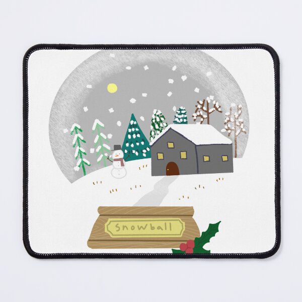 Item preview, Cozy Winter Snow Globe Christmas Home designed and sold by raun.draw.