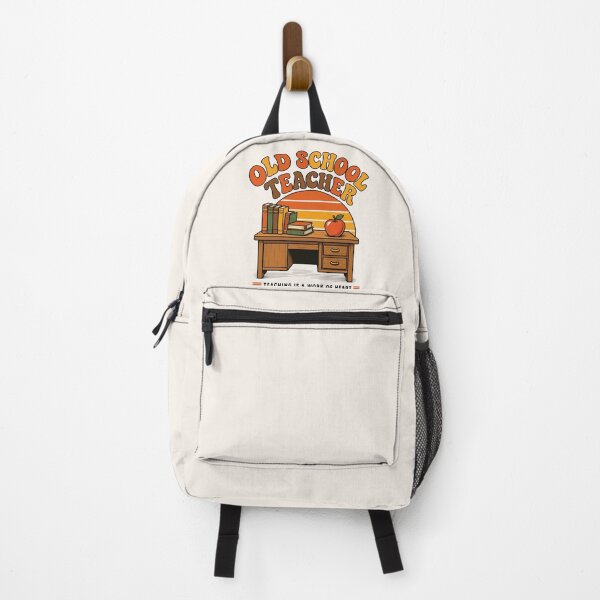 Item preview, Old School Teacher Shirt, Retro Sunset Teacher Design, Teaching is a Work of Heart designed and sold by VibeTherapyArt.