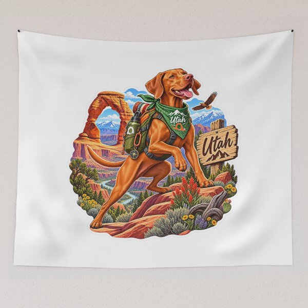 Item preview, Utah Red Rock Dog designed and sold by Whimspired By Paxx.