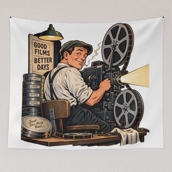 Item preview, The Last Film Projectionist designed and sold by TOMSZE.